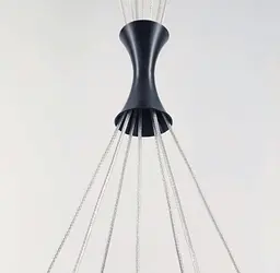 Підвісний світильник Transparent Bubbles на 9 плафонів з металевою ниткою Line.F 371/9 - мініатюра 7