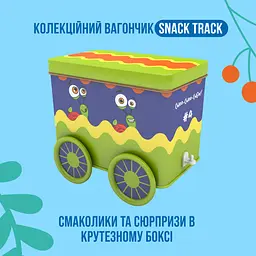 Набір солодощів Bob Snail Snack Track з іграшкою та стікером, в асортименті 107 г - мініатюра 2