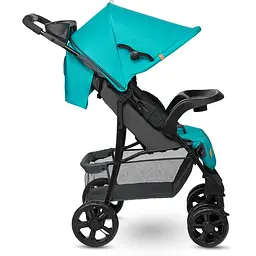 Коляска прогулянкова Lionelo Emma Plus Vivid Turquoise, бірюзова (LO-EMMA PLUS VIVID TURQUOISE) - мініатюра 6