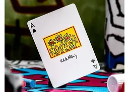Карти гральні United States Playing Card Company Theory11 Keith Haring (PC_KH) - мініатюра 5