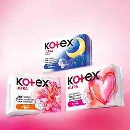 Гігієнічні прокладки Kotex Ultra Night Duo 28 шт. (2 уп. х 14 шт.) - мініатюра 9