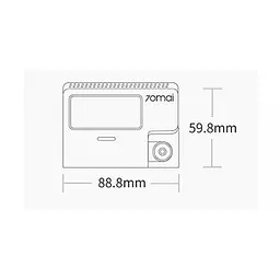 Автомобільний відеореєстратор Xiaomi 70mai Dash Cam A800S (1 камера) - мініатюра 10