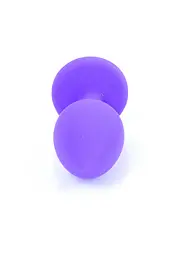 Анальна пробка Jewellery Silicone Purple фіолетова - мініатюра 5