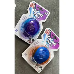 Іграшка для собак М'яч дентал GiGwi Ball L гумовий зі звуком 7 см (34180) - мініатюра 2