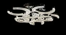 Світлодіодна люстра Splendid Ray L1654/4+4 LED (CH), білий, хром, 128 Вт, від 12-20 м² - мініатюра 3
