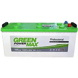 Акумулятор Green Power MAX 195Ah бокова(+/-) (1300EN) (513х223х223)
