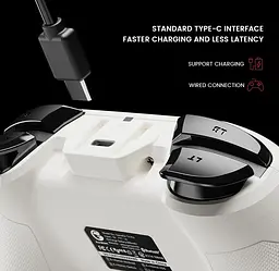 Геймпад джойстик для смартфона GameSir T4 Pro White MFi Multi-platform Game Controller - мініатюра 12