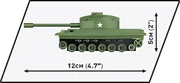Конструктор COBI танк Patton M48 3104 - мініатюра 4