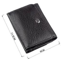 Гаманець для жінок зі шкіри ST Leather 18886 чорний - мініатюра 3