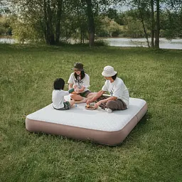Самонадувний матрац, трьохмісний, із вбудованою помпою Naturehike CNK2450WS040, 250 мм, сірий - мініатюра 9
