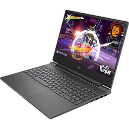 Ноутбук HP 15.6 Victus 15-fb3067ua FHD IPS/Ryzen 5 AI 340/24GB/512SSD/RTX 5060 8GB/DOS/Gray (C9RY5EA) - мініатюра 2
