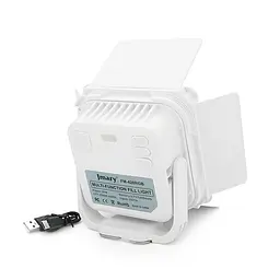 Відеосвітло Jmary FM-428RGB, 30 Вт, RGB, 2900-6800К, вбудований акум 5400mAh, 121x34x106мм, Box - мініатюра 3