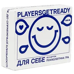 Настільна гра PLAYERSGETREADY Психологічна гра для себе (60 карток) (укр.) (Self#Ua)