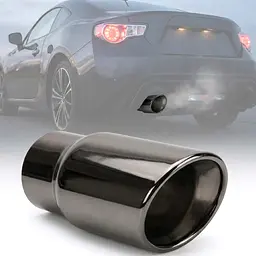 Насадка на глушник Vitol 203x114x64 мм Темний Хром (НГ-1015-BK)