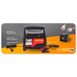 Зарядний пристрій автомобільний Pulso 12V/6A/20-80AHR (BC-20865) - мініатюра 8