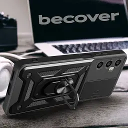 Панель BeCover Military для Realme C65 Black (712180) - мініатюра 3