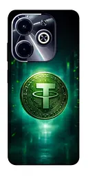 TPU чохол Demsky Usdt для Infinix Hot 40i
