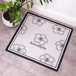 Захисний килимок на пральну машину з діатоміту Serendipity 58×58 (см) килимок для ванної кімнати Yiwu HP-42-17 - мініатюра 2