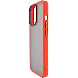 TPU+PC чохол Metal Buttons для Apple iPhone 14 Pro 6.1" Червоний - мініатюра 2