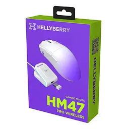 Ігрова миша HATOR HM-47 Pro Wireless Hellyberry ESports Gaming 26000dpi 50G White-Violet Gradient - мініатюра 9