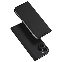Чохол-книжка Dux Ducis з кишенею для візиток для Apple iPhone 16 Pro Max (6.9) Чорний