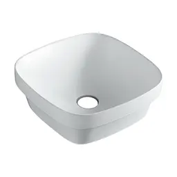 Раковина накладна Volle Amar 42x42x15,5 см white 1301.005542, Білий
