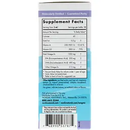 Жирні кислоти Nordic Naturals Риб'ячий жир (ДГК) для Дітей з вітаміном D3, Baby's DHA, wit (NOR-53787) - мініатюра 2