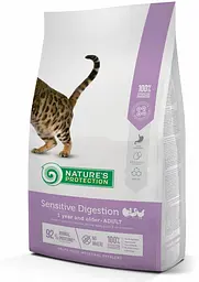 Сухий корм для дорослих котів з чутливим травленням Nature's Protection Sensitive Digestion, 2 кг