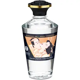 Зігрівальна масажна олія Shunga Aphrodisiac ваніль, 100 мл - мініатюра 2
