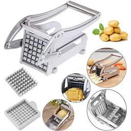 Картоплерізка ручна для картоплі фрі з двома ножами Potato Chipper - мініатюра 2