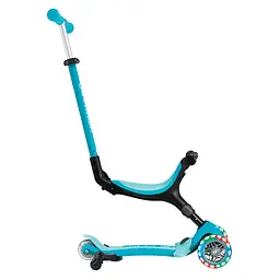 Самокат Globber Go Up Active Lights 360 колеса світяться до 20/50кг від 1 року блакитний (749-300) - мініатюра 6