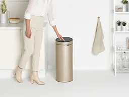 Бак для сміття Brabantia Touch Bin, 30 л, бежевий (304507) - мініатюра 4