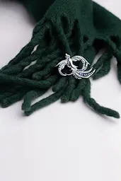 Серебряная брошь Феникс (9516) - миниатюра 2