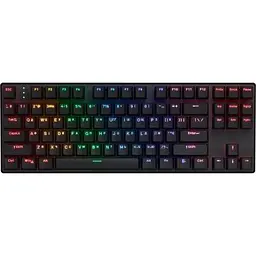Клавіатура Hator Icefall Mecha TKL Rainbow Wireless/USB Black (HTK287UA)