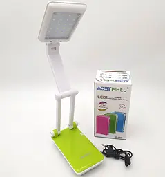 LED-лампа трансформер 30 см сенсорна світлодіодна 2 W настільна акумуляторна 800 mAh TOPWELL 1019 зелена - мініатюра 4
