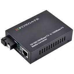 Медіаконвертер (EC-Q-1G-1SM-1310nm-20-LFP) FoxGate