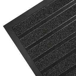 Килимок гумовий Eco Fabric з вставками з поліпропіленового ворсу сірий 40 х 60 см (4060-901) - мініатюра 6