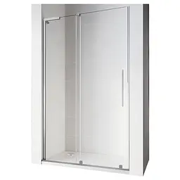 Двері у нішу Koer Walk-In розсувні Sr SD07-120x200-R-TR-01 прозоре скло Easy Clean 8мм Хром KR5773, Права, прозорий, хром