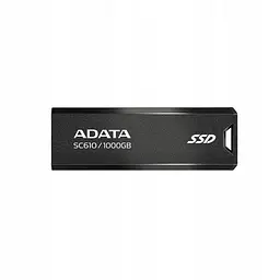 Портативний SSD ADATA SC610 1TB USB 3.2 550/500Mb/s Black (SC610-1000G-CBK/RD) - мініатюра 2
