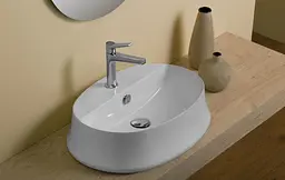 Умивальник Simas Sharp 60 см Glossy white Білий SH05 - мініатюра 2