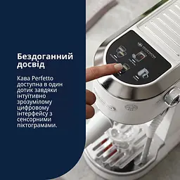 Кавоварка ріжкова Delonghi Dedica Duo EC890.WI [144717] - мініатюра 4
