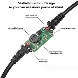 Автомобільний USB адаптер 12V для відеореєстратора, GPS та інших пристроїв - мініатюра 2
