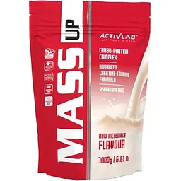 Гейнер ActivLab Mass Up, 3 кг - Ваніль - Пошкоджений