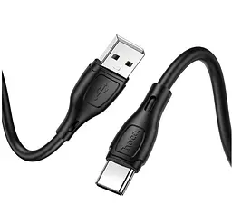 Кабель Hoco X61 Ultimate silicone charging data cable for Type-C Black