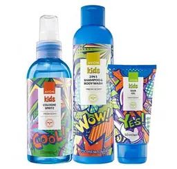 Дитячий набір для хлопчиків Avon (shmp/gel/200 ml + h/gel/50 ml + aroma/water/150 ml) - мініатюра 1
