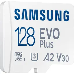 Карта пам'яті Samsung microSDXC EVO Plus 128 GB Class 10 UHS-I U3 V30 A2 + SD Adapter (MB-MC128SA) [165883] - мініатюра 4