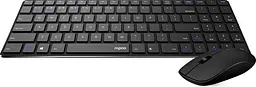 Комплект клавіатура і миша Rapoo 9300M Wireless Black [80172] - мініатюра 3