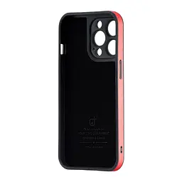 Чохол Jinduka Leather Protected Camera iPhone 13 Pro Red - мініатюра 3