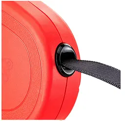 Повідець-рулетка для собак Ferplast Flippy One Cord M до 25 кг червона стрічка 5 м 75093222 - мініатюра 3