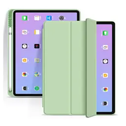 Чохол до планшета BeCover Tri Fold Soft TPU mount Apple Pencil Apple iPad 10.9" 2022/24/11" 2025 Light Green (708465) - мініатюра 3